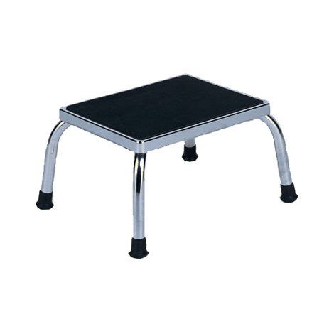 winco chrome steel footstool w handle 5 per box 4235|Chrome Steel Footstool with Handle .